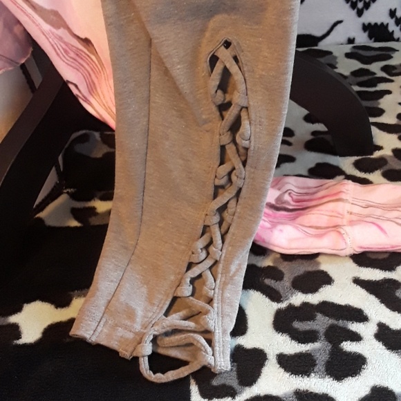 *SOLD* NWT Pink vs crop top Set - Picture 5 of 6